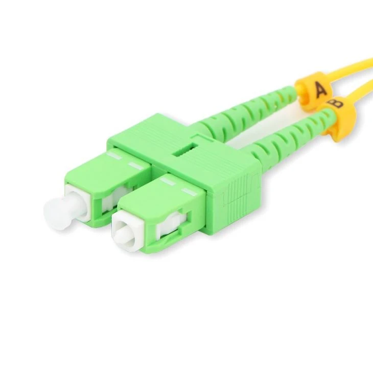 SCA To SCA Duplex Single Mode PVC (OFNR) Patch Cable
